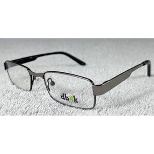 NEW DB4K | EUROPA GAMER C3 BLACK & SILVER KIDS EYEGLASSES FRAMES 46-16-120